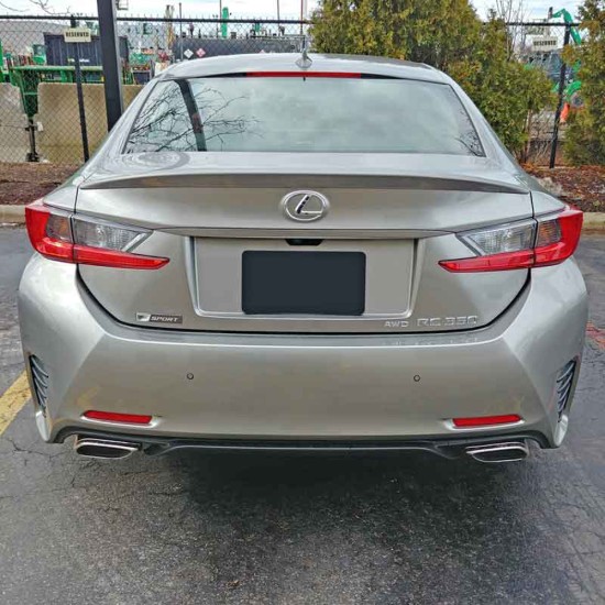 Lexus RC Factory Style Flush Mount Rear Deck Spoiler 2015